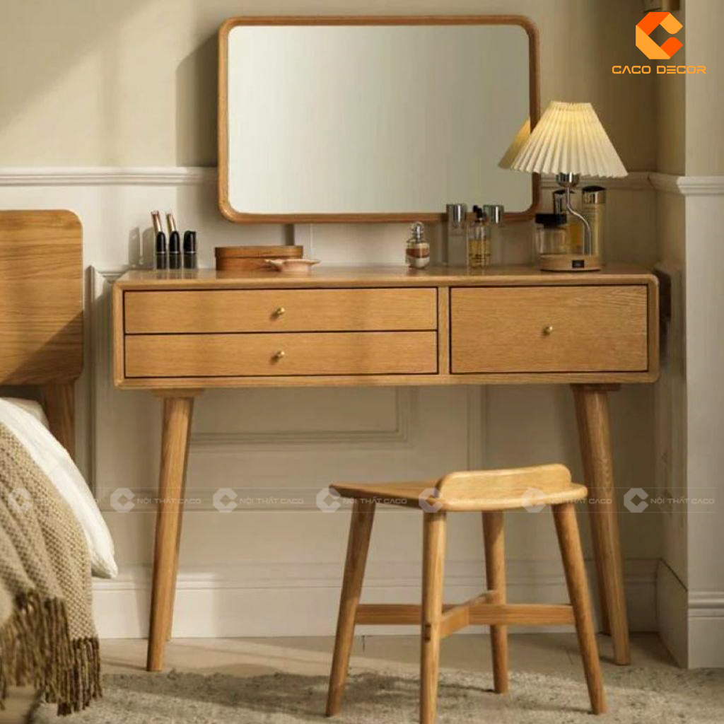 Mẫu Bàn Trang Điểm Gỗ Sang Trọng Và Tiện Ích 2